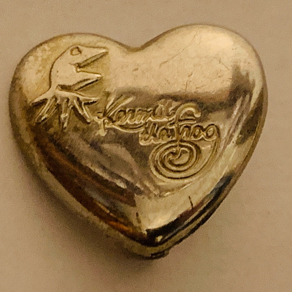 Kermit The Frog Heart Pin by The Muppets Studio Small